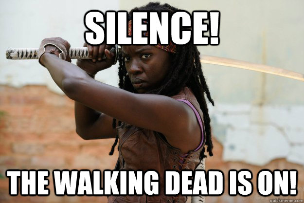Silence! The walking dead is on! - Silence! The walking dead is on!  The Walking Dead