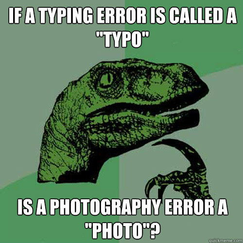 if a typing error is called a 