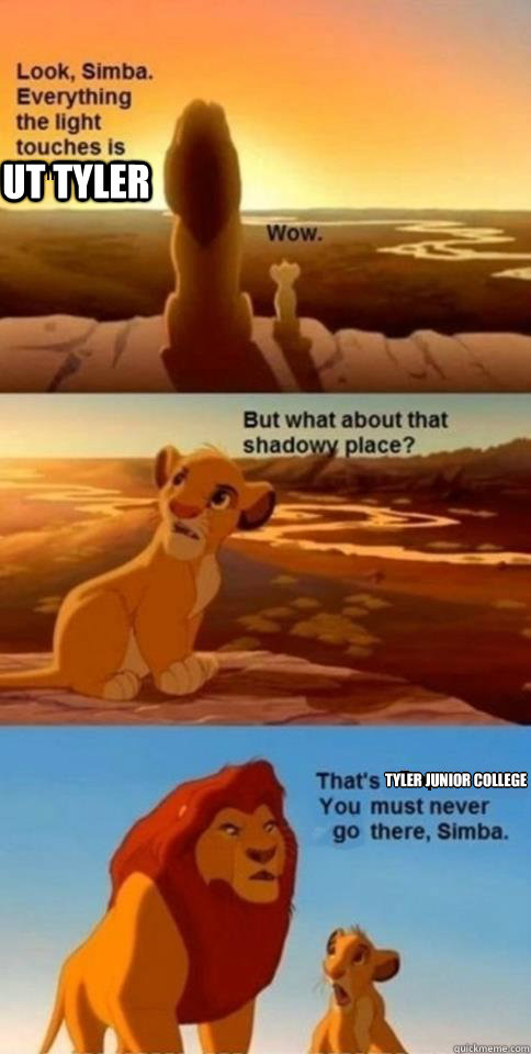 UT Tyler Tyler Junior College - UT Tyler Tyler Junior College  Everything the Light Touches