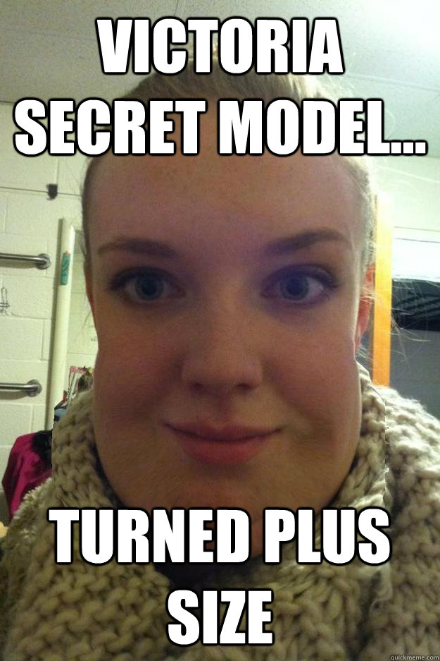 victoria secret model... turned plus size  