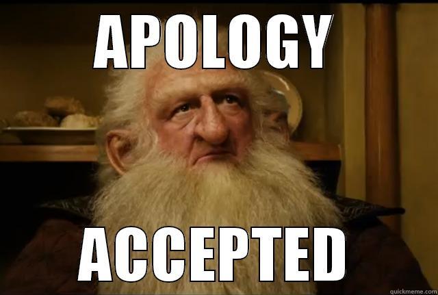 le balin - APOLOGY ACCEPTED Misc
