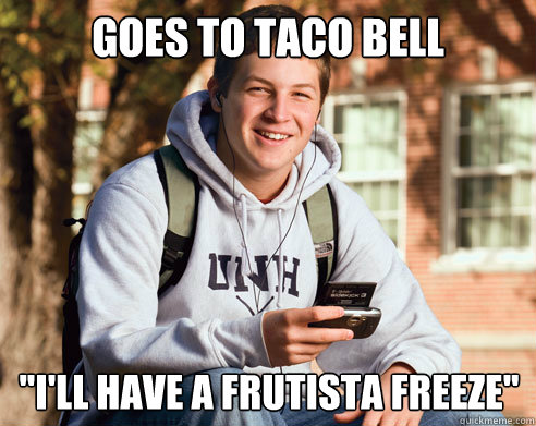 goes to taco bell 