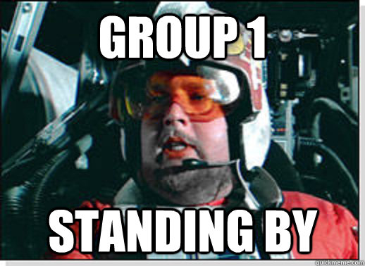 Group 1 Standing by  
