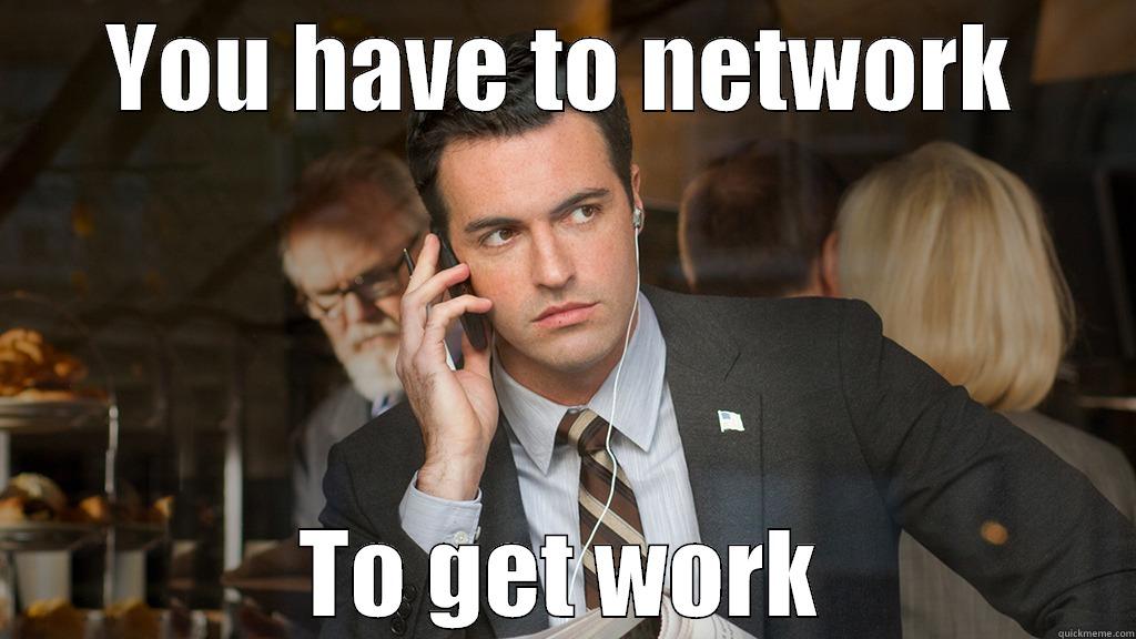 Dan from Veep - YOU HAVE TO NETWORK TO GET WORK Misc