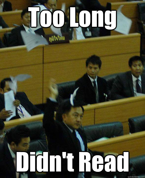 Too Long Didn't Read - Too Long Didn't Read  Misc