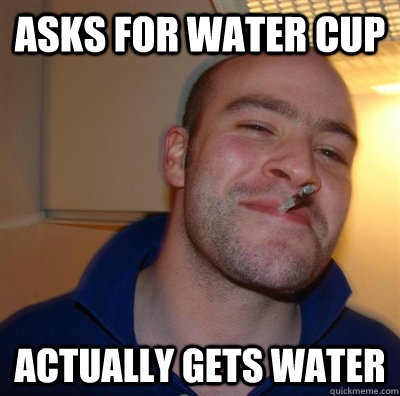 Asks for water cup actually gets water  GGG plays SC