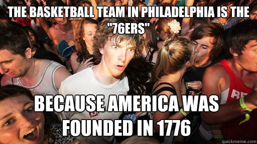 The basketball team in Philadelphia is the 