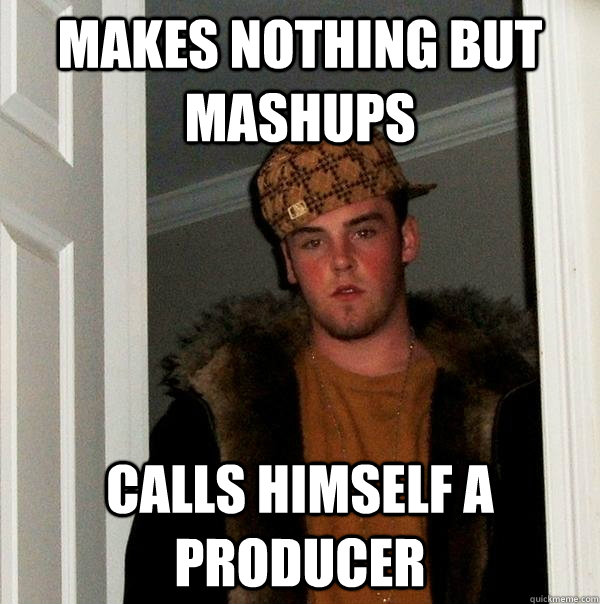 Makes nothing but mashups Calls himself a producer  Scumbag Steve