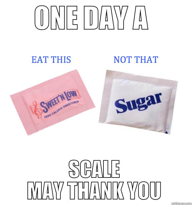 ONE DAY A  SCALE MAY THANK YOU Misc