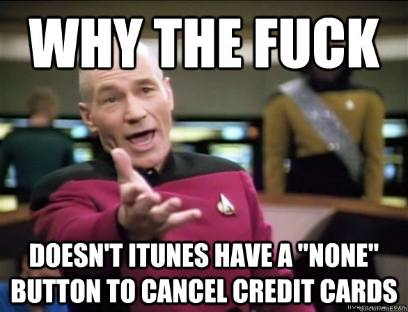 Why the fuck doesn't itunes have a 