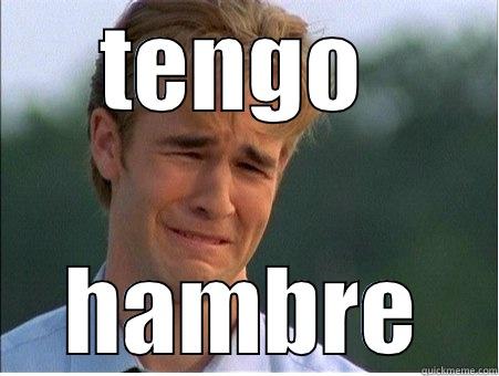 TENGO  HAMBRE 1990s Problems