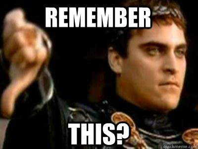 Remember this?  Downvoting Roman