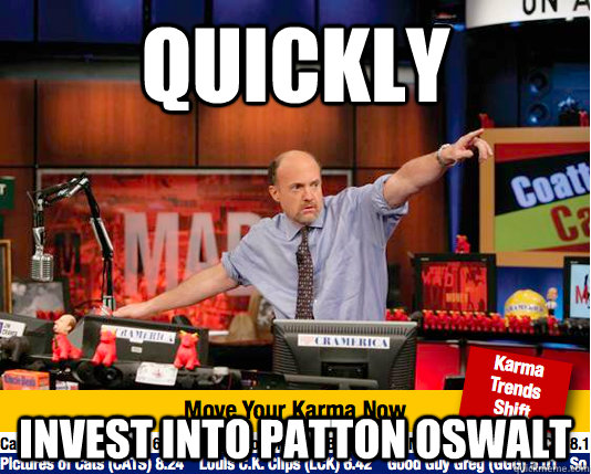 Quickly invest into Patton Oswalt  move your karma now