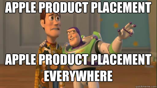 Apple product placement apple product placement everywhere  Everywhere
