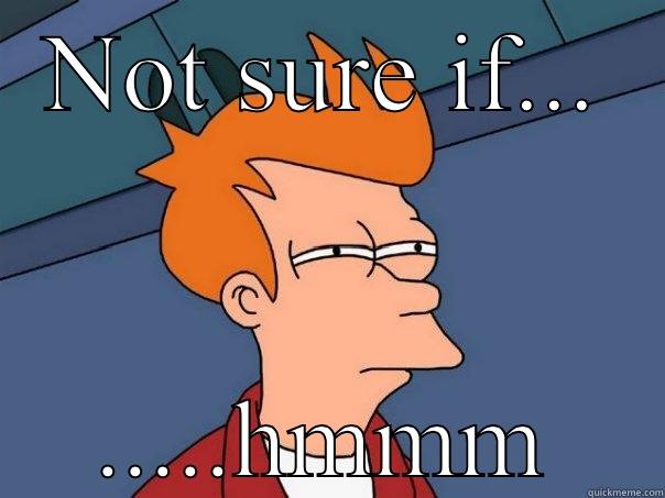 NOT SURE IF... .....HMMM Futurama Fry
