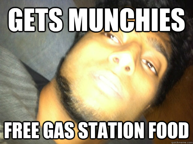 Gets munchies Free gas station food - Gets munchies Free gas station food  Indian 10 Guy