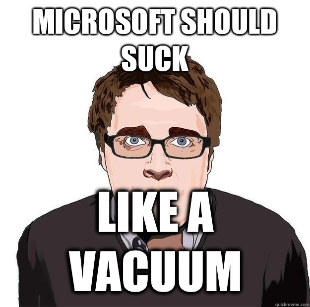Microsoft should suck Like a vacuum  Always Online Adam Orth