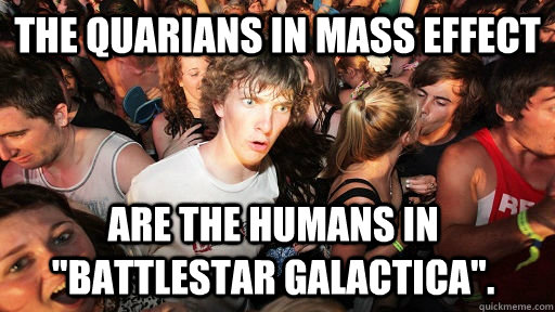 The Quarians in Mass Effect Are the humans in 