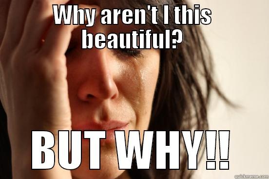 WHY AREN'T I THIS BEAUTIFUL? BUT WHY!! First World Problems