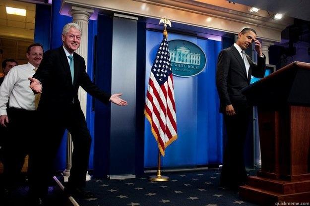 Who said that Presidents can't be Jocular? -   Inappropriate Timing Bill Clinton