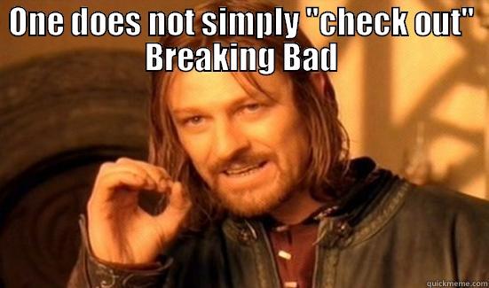 ONE DOES NOT SIMPLY 