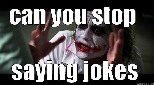 CAN YOU STOP  SAYING JOKES Joker Mind Loss