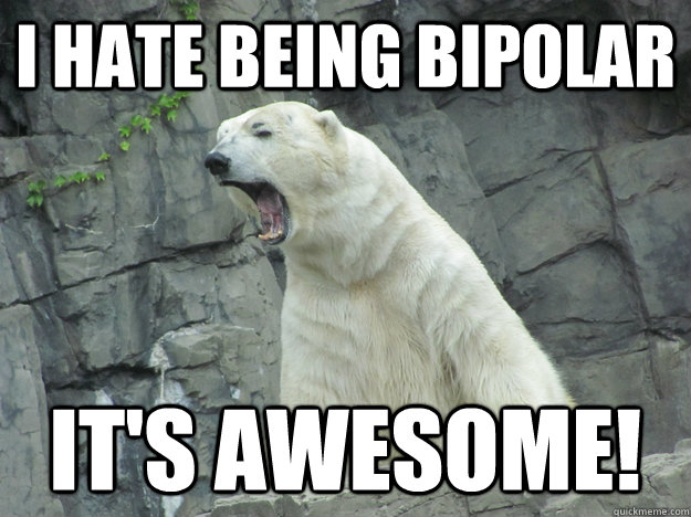 I hate being Bipolar It's Awesome!  