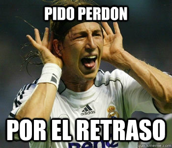 Pido perdon por el retraso  