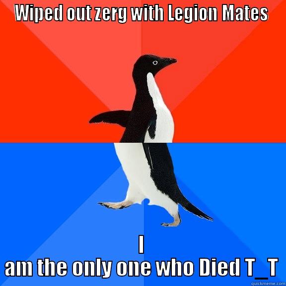 Aion Tank - WIPED OUT ZERG WITH LEGION MATES I AM THE ONLY ONE WHO DIED T_T Socially Awesome Awkward Penguin