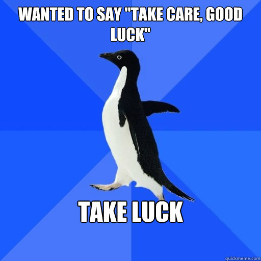 wanted to say 
