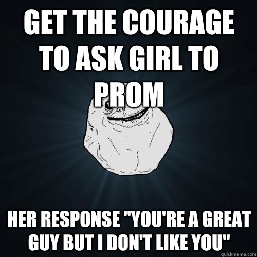 Get the courage to ask girl to prom her response 