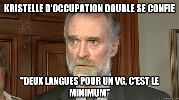 kristelle d'occupation double se confie 
