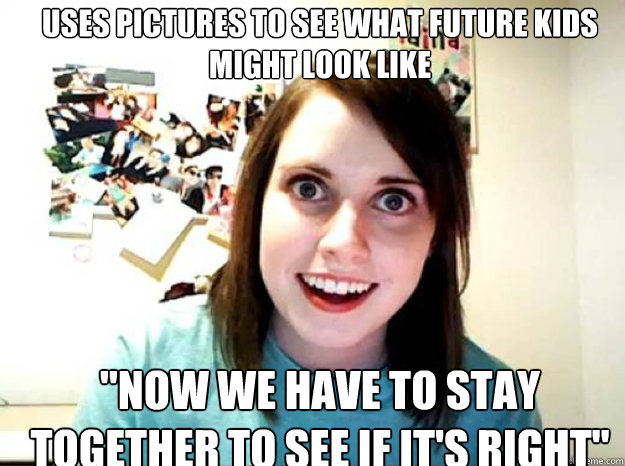 Uses pictures to see what future kids might look like 