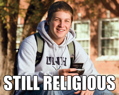  still religious  College Freshman