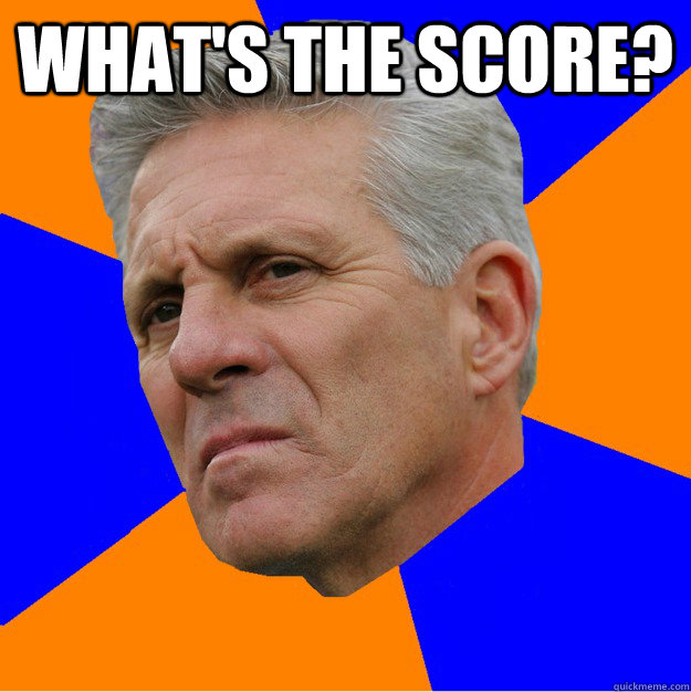 What's the score?   Uninformed Zook