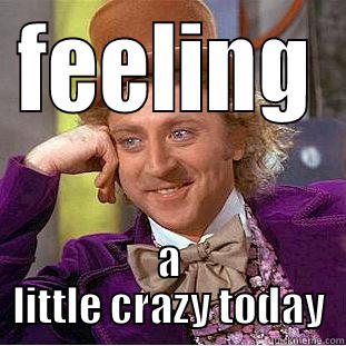 FEELING A LITTLE CRAZY TODAY Condescending Wonka
