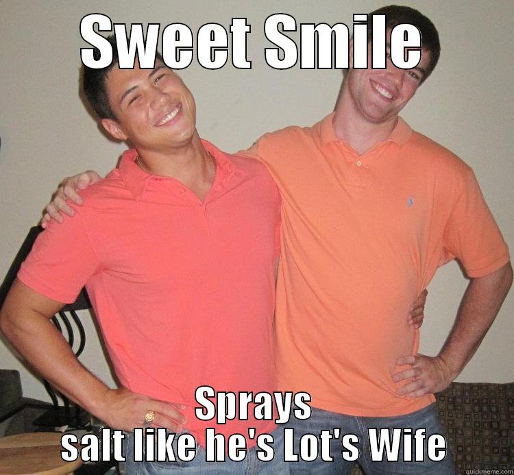 Sandbagging Chris - SWEET SMILE SPRAYS SALT LIKE HE'S LOT'S WIFE Misc