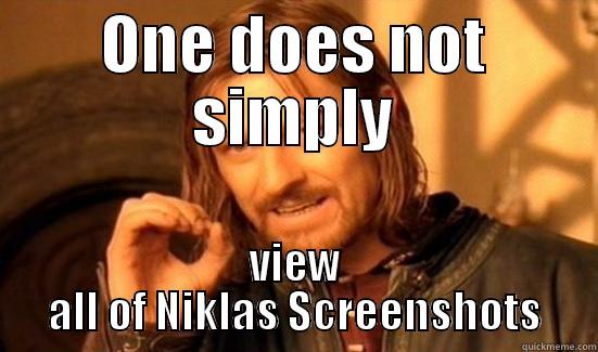 ONE DOES NOT SIMPLY VIEW ALL OF NIKLAS SCREENSHOTS Boromir