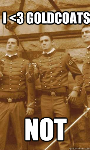 I <3 goldcoats not - I <3 goldcoats not  West Point cadet