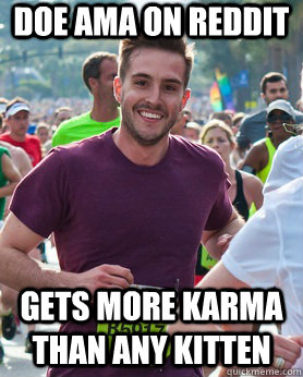 doe ama on reddit gets more karma than any kitten  Ridiculously photogenic guy