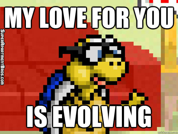 My Love For You is Evolving  Video Game Valentine