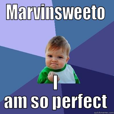 MARVINSWEETO I AM SO PERFECT Success Kid