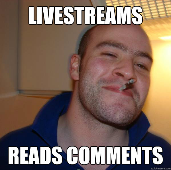 Livestreams reads comments - Livestreams reads comments  Misc