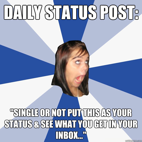 daily status post: 