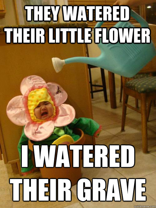 They watered their little flower I watered their grave - They watered their little flower I watered their grave  Misc
