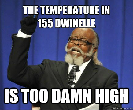 The temperature in 
155 dwinelle is too damn high  Too Damn High