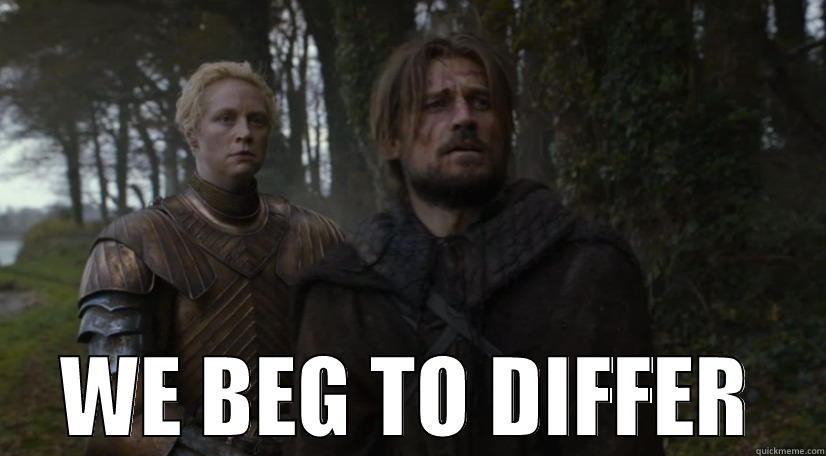  WE BEG TO DIFFER Misc