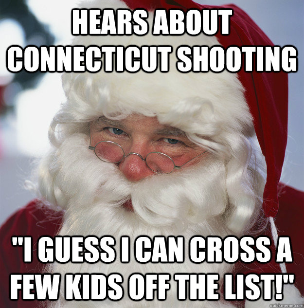 Hears about Connecticut Shooting 