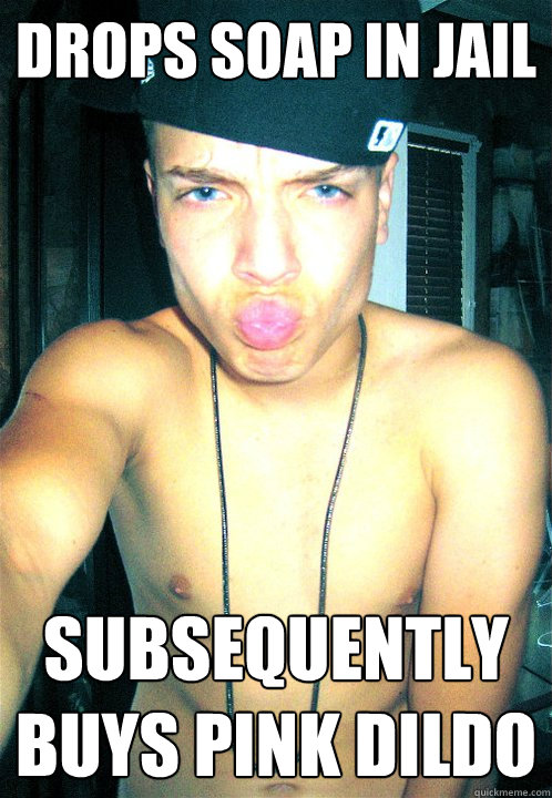 DROPS SOAP IN JAIL SUBSEQUENTLY BUYS PINK DILDO - DROPS SOAP IN JAIL SUBSEQUENTLY BUYS PINK DILDO  Crememe