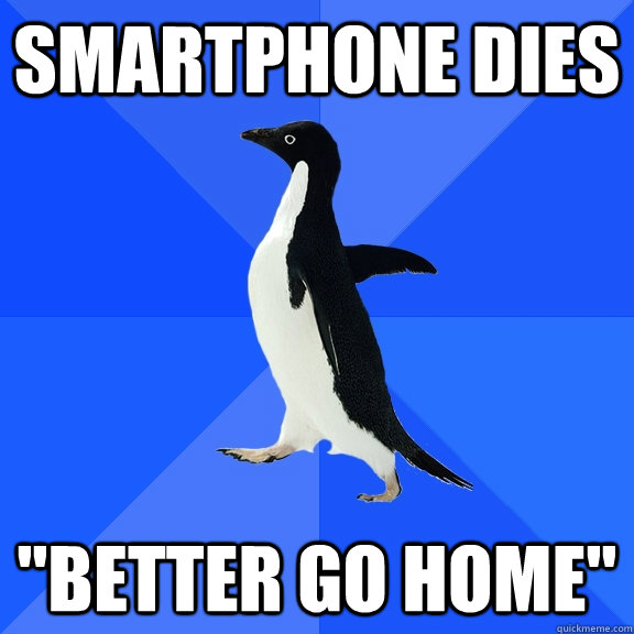Smartphone dies 